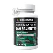 1Комплекс Со Пальметто (SAW PALMETTO) 60 капсул RISINGSTAR