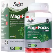 1Комплекс Mag+ Focus (магний L-треонат, В6, холин). Для мозга и ЦНС, 90 капсул