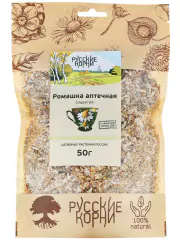 1Ромашка аптечная, цветки, 50 г