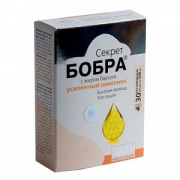1Капсулы «Секрет бобра» с жиром барсука От кашля, 30 капсул по 500 мг