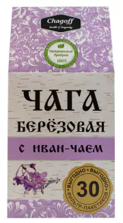 1Чага березовая с иван-чаем 30 пакетиков