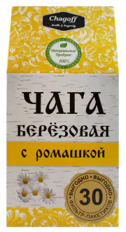 1Чага березовая с ромашкой 30 пакетиков