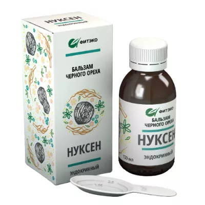 Нуксен VII (Эликсир эндокринный с лапчаткой белой) 100 мл.