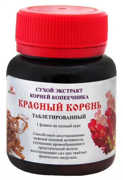 Сухой экстракт Красного корня (табл) 45 гр. Мелмур