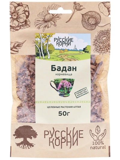 Бадан корень измельченный, 50 г