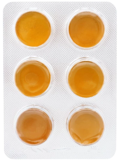Твердый мед Лорис (лимон+имбирь) леденцы от боли в горле 12 шт.