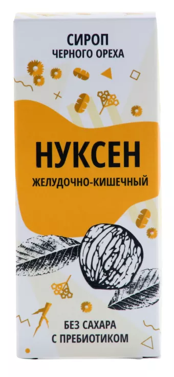 Сироп черного ореха Нуксен «Желудочно-кишечный» 125 мл