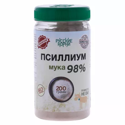 Псиллиум (мука из семян подорожника яйцевидного). Для здоровья ЖКТ, 200 г